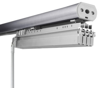 Scattered 4-Panel Track Extendable Vertical Blinds 48-88"W, Satin Nickel Track, 91.4" H