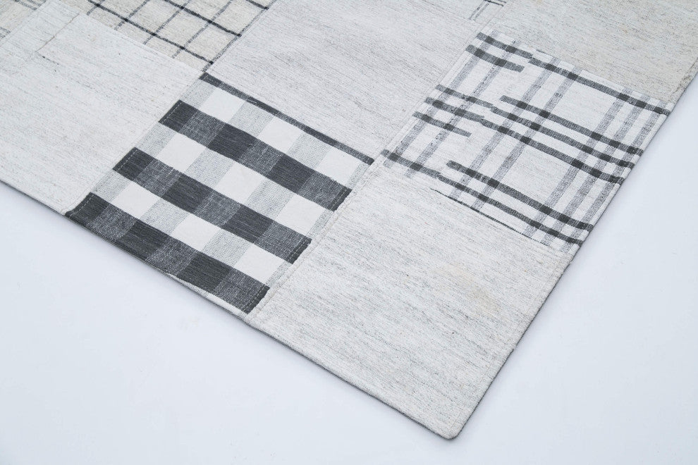 Rug N Carpet - Handmade Oriental 8' 0'' x 10' 0'' Rustic Patchwork Kilim Rug