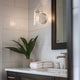 Kira Home Rayne 10" Farmhouse Wall Sconce, Gooseneck Bathroom Light, Seeded