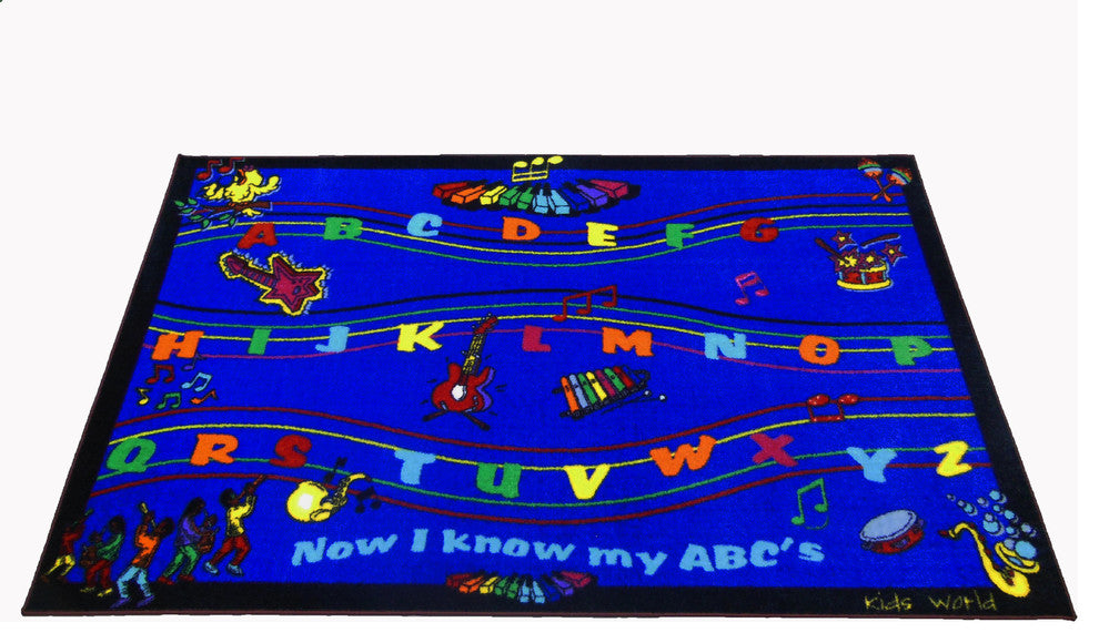 ABC Musical Song #1043 5' x 8' Children's Educational and Play Rug