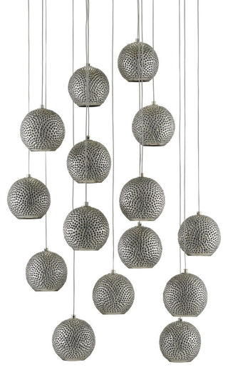 Giro Round 15-Light Multi-Drop Pendant