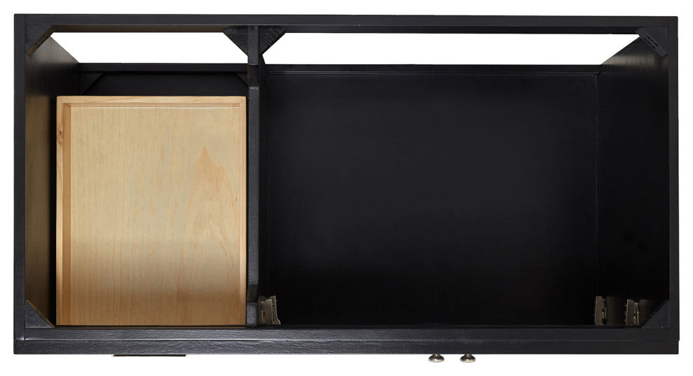 Ariel Hamlet 42" Single Right Oval Sink Bathroom Vanity, Carrara Quartz