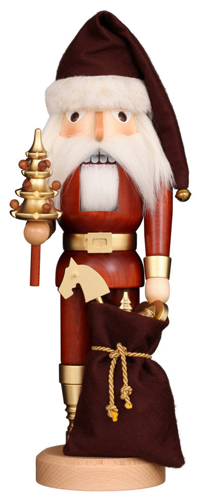 Ulbricht Nutcracker Santa Gold Natural