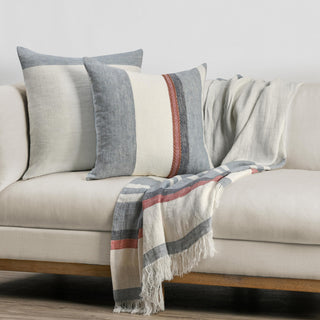 Talara 100% Belgian Linen 50"x70" Throw Blanket Blanket by Kosas Home