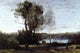 Jean-Baptiste-Camille Corot Large Sharecropping Farm Wall Decal
