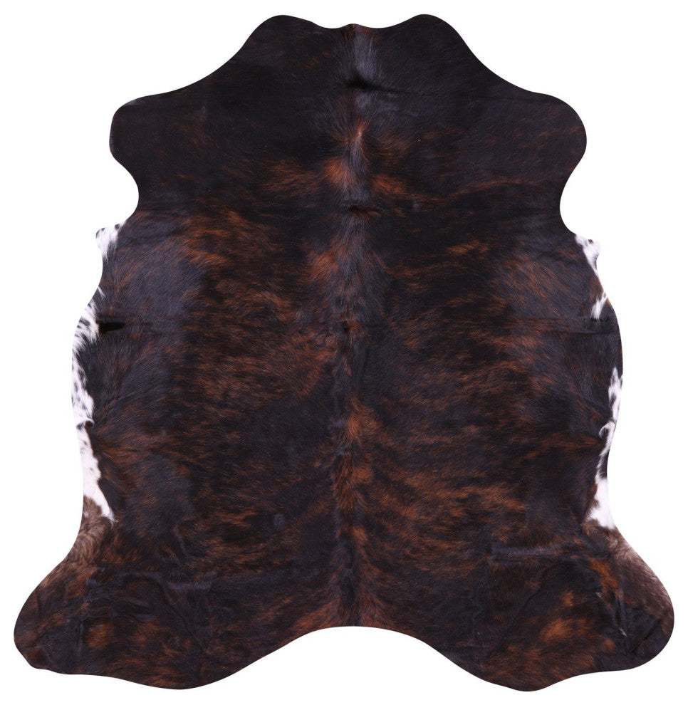 6' 2" X 6' 2" Organic Natural Hair-On Cowhide Area Rug C2034
