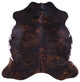 6' 2" X 6' 2" Organic Natural Hair-On Cowhide Area Rug C2034