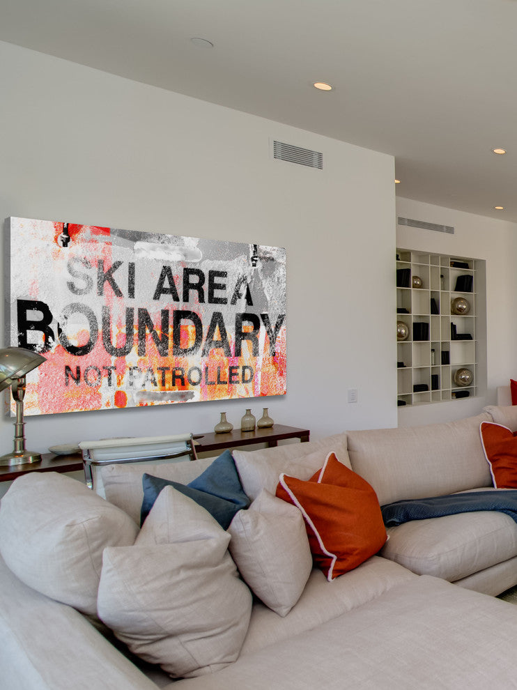 "Ski Area Boundary" Artwork