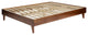 Solid Wood Queen Platform Bed - Walnut