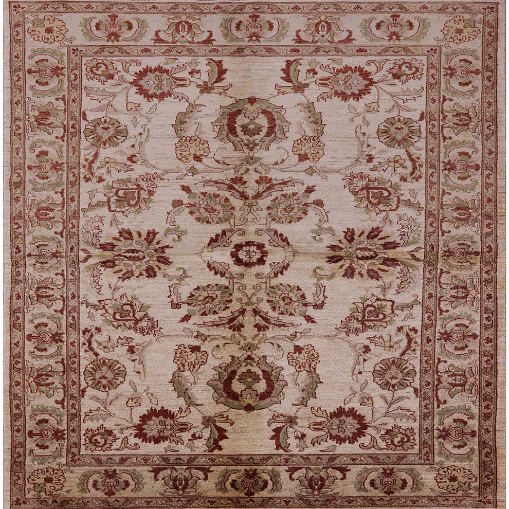 Ahgly Company Indoor Square Mid-Century Modern Area Rugs, 4' Square
