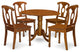 5 Pc Kitchen Nook Dining Set -Breakfast Nook And 4 Dinette Chairs