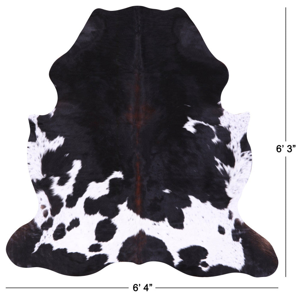 Natural Cowhide Rug 6' 3" X 6' 4" C1811