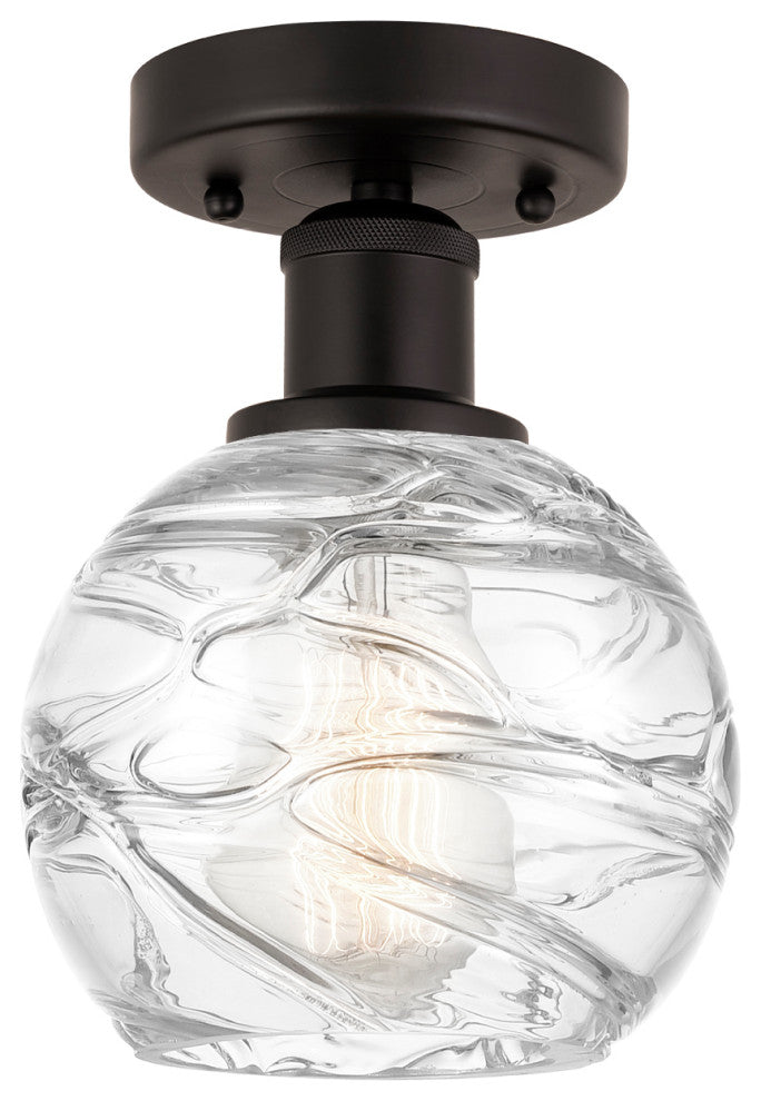 Innovations 616-1F-OB-G1213-6 1 Light Semi-Flush Mount, Oil Rubbed Bronze