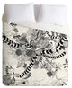 Deny Designs Iveta Abolina Black And White Play Duvet Cover - Lightweight