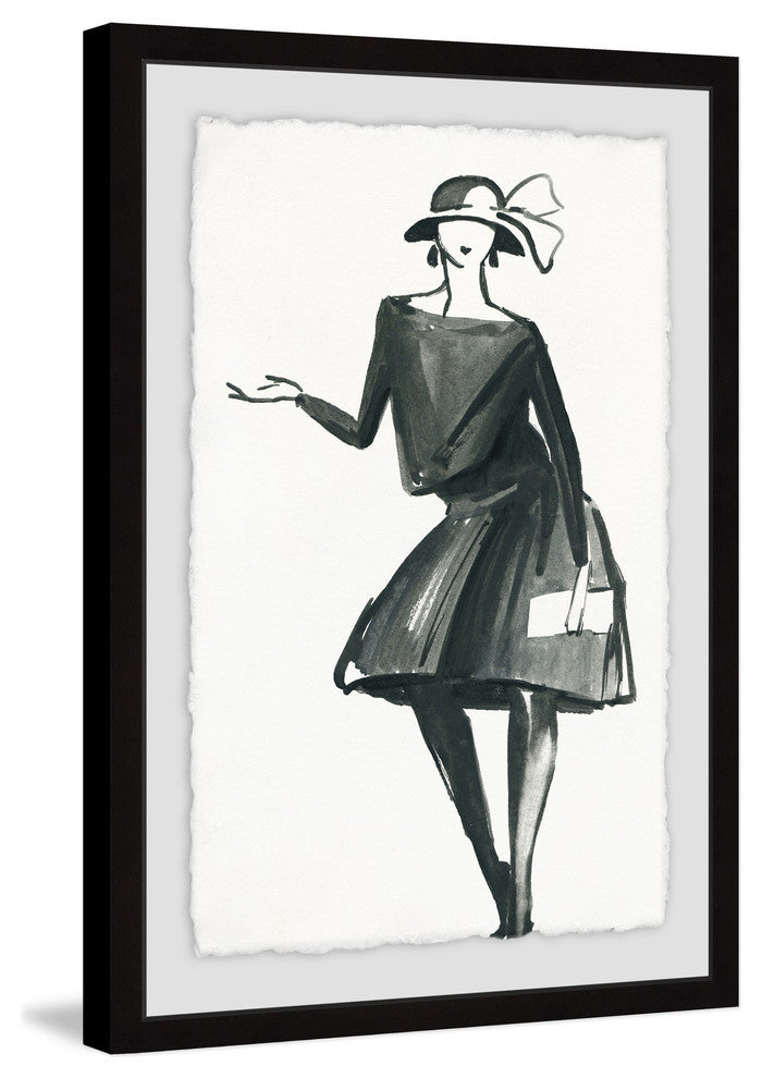 "1920's Glamour" Framed Painting Print, 16"x24"