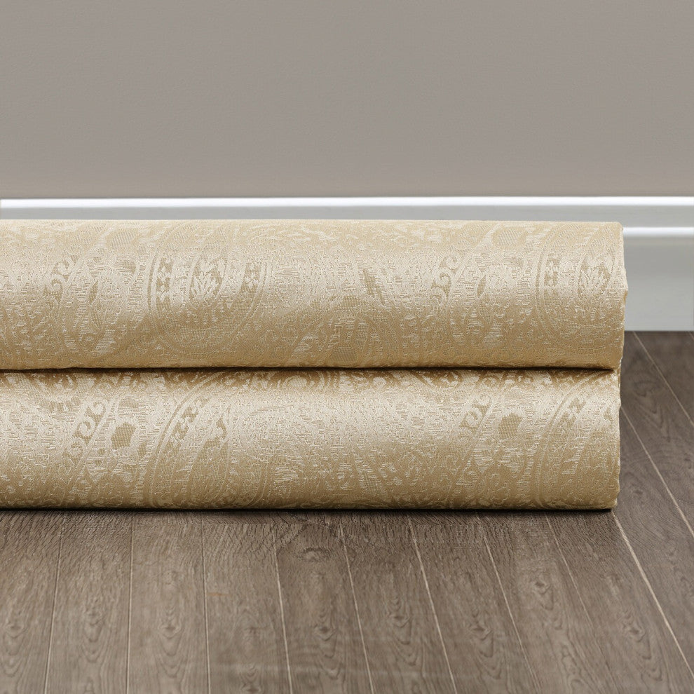 Latika Camel Designer Jacquard Fabric Sample, 4Wx4L