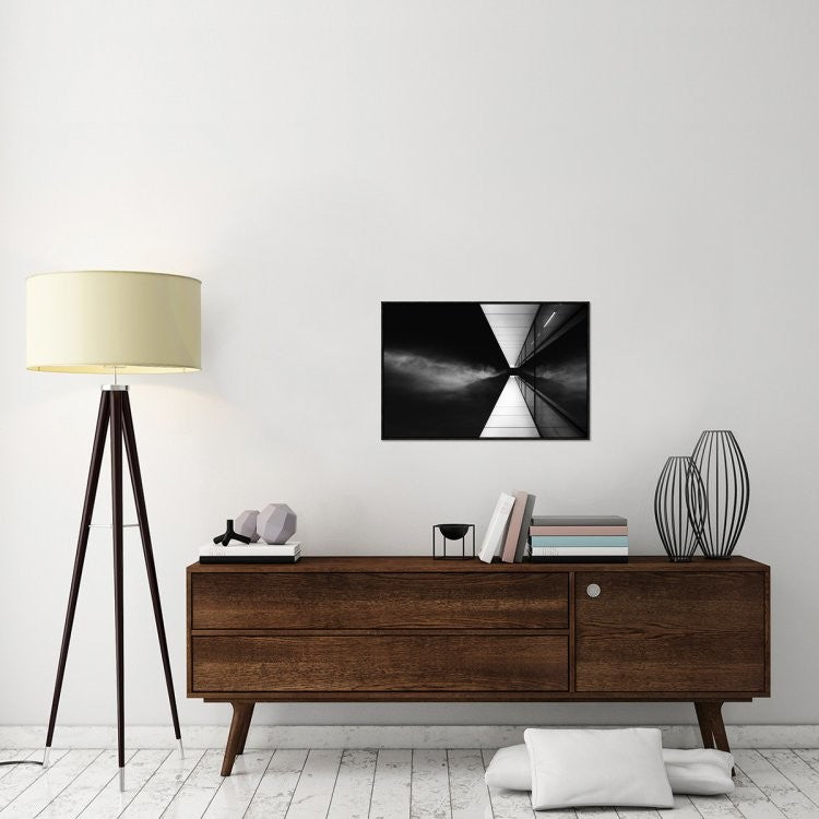 "Cloud Attack" Framed Canvas Giclee by Jeroen Van De, 31x21"