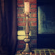 Aluminum Hammered Candlestick