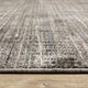 Noble Geometric Charcoal/ Grey Indoor Area Rug, Charcoal, 2'3"x7'6"