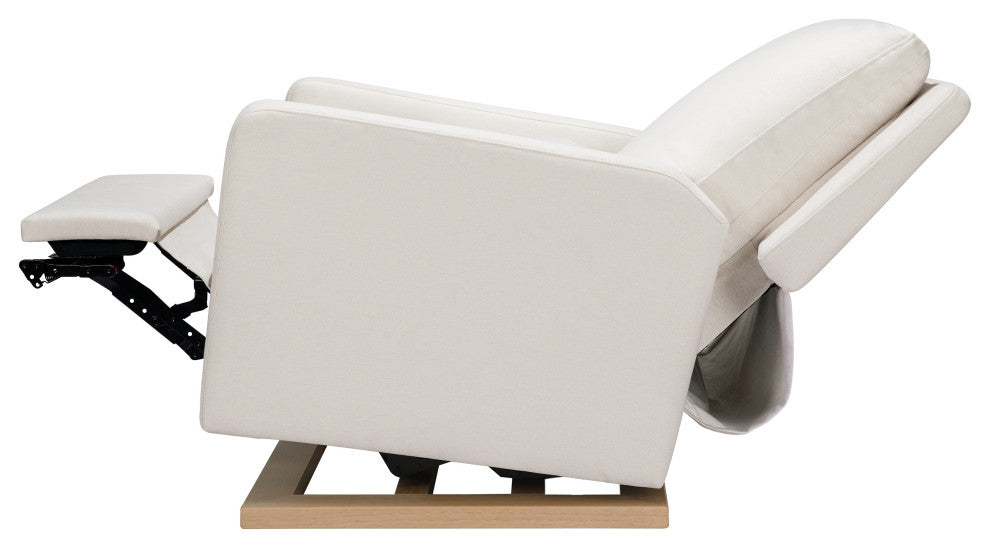 Sigi Electronic Recliner and Glider, Boucle With USB port, Performance Cream Eco-Weave