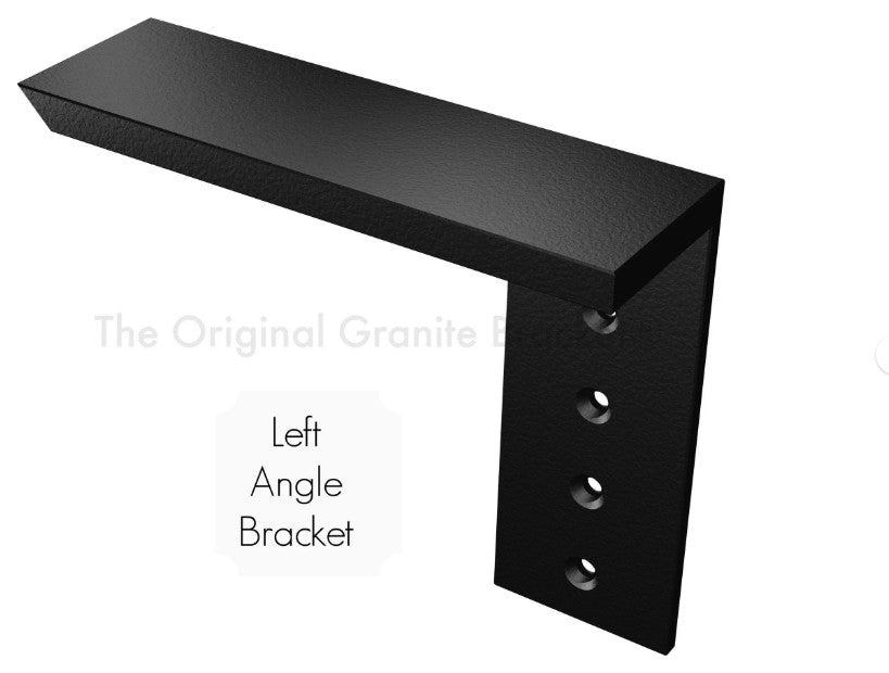 Countertop Support Bracket Cabinet Side Wall Bracket, 20", Left Angle