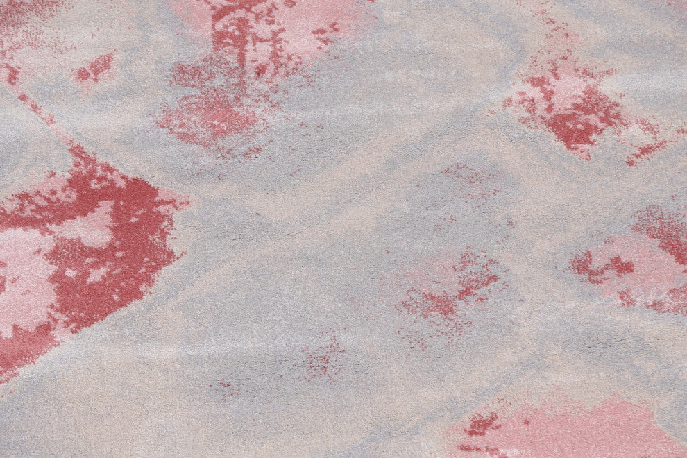 Turkish Abstract Oriental Transitional Rug Contemporary Carpet 10x10