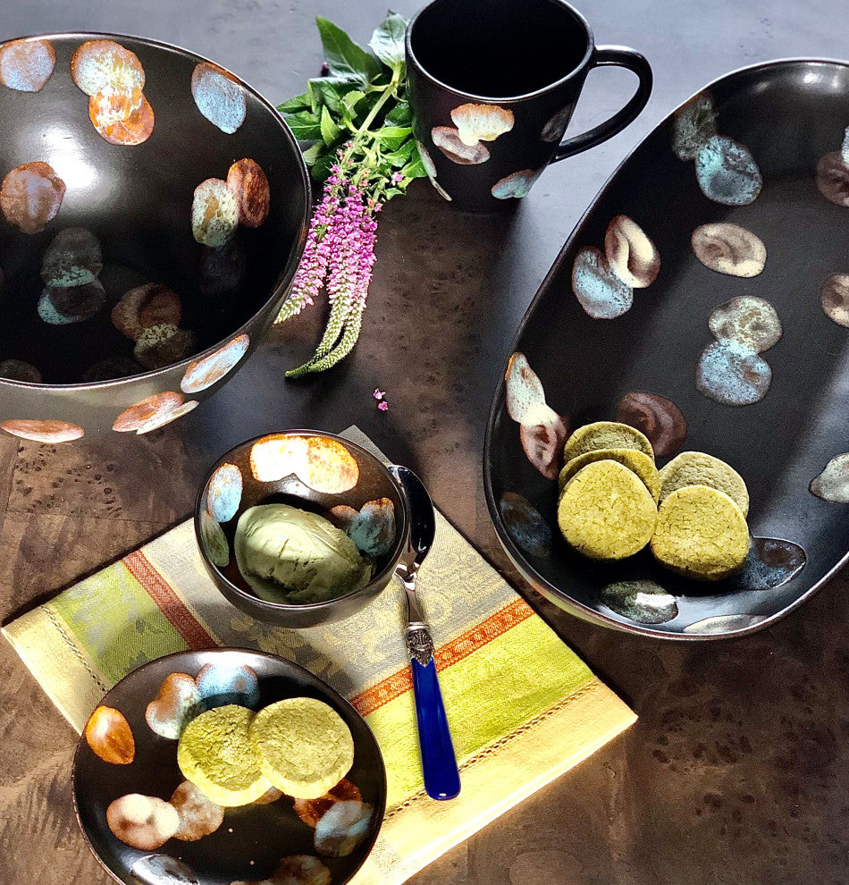 Dappled Medium Oval Tray