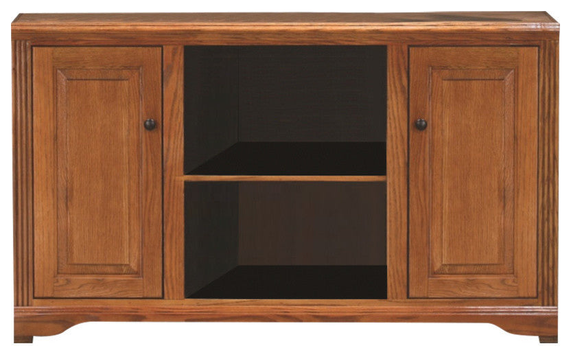 Eagle Furniture Oak Ridge Thin-Screen Entertainment Console, Chocolate Mousse