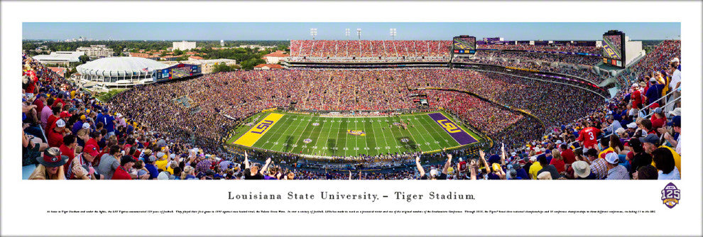 LSU Tigers Football , Unframed