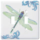 Blue Dragonfly Double Toggle  Switchplate