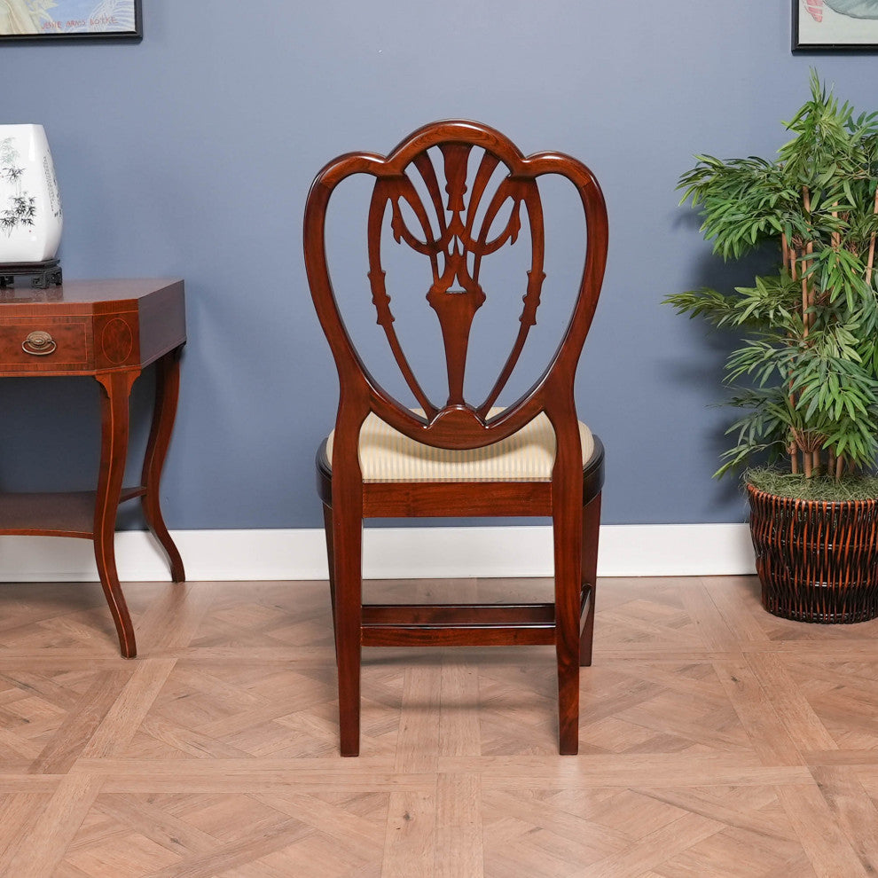 Carved Shield Back Side Chair