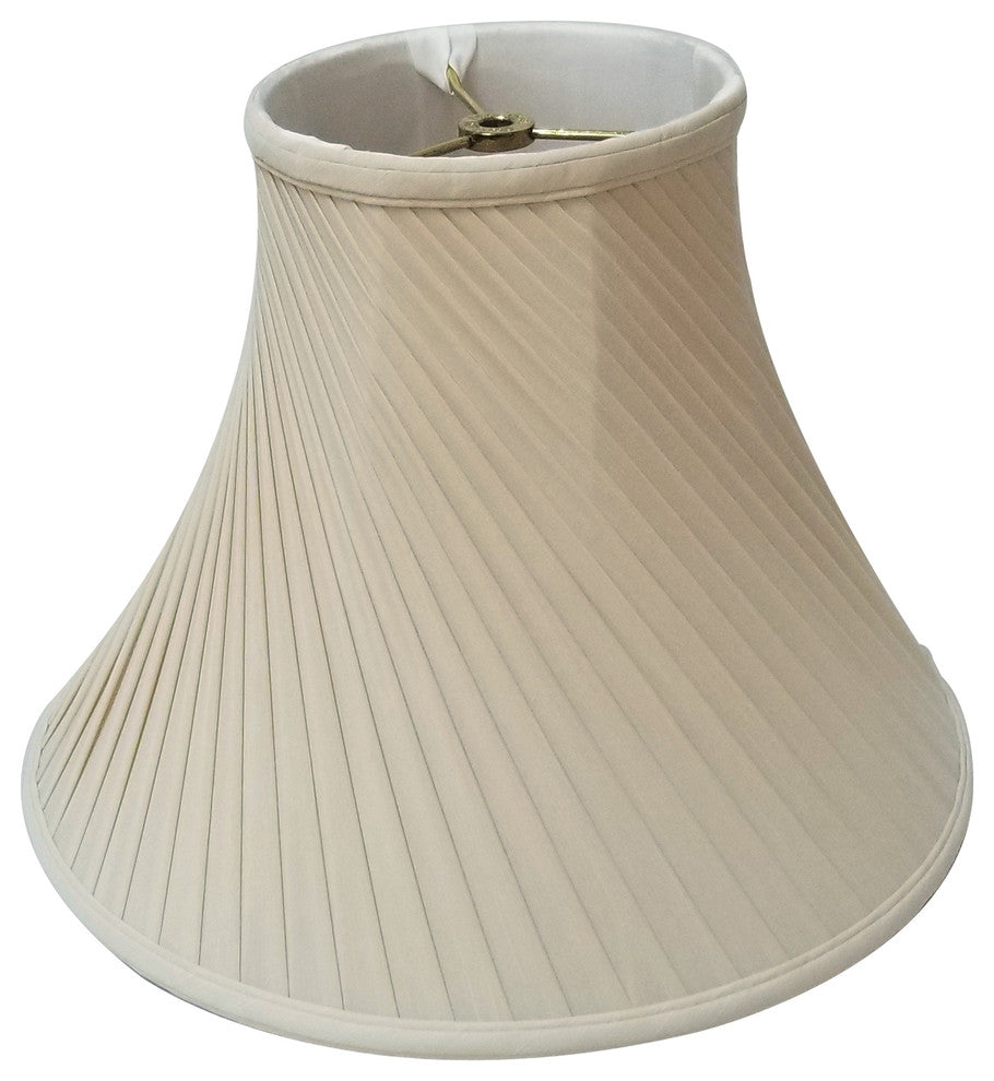 Royal Designs Twisted Pleat Basic Lampshade, Beige, Beige, 7x16x12