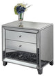 Hiworth Nightstand I, Studded Frame