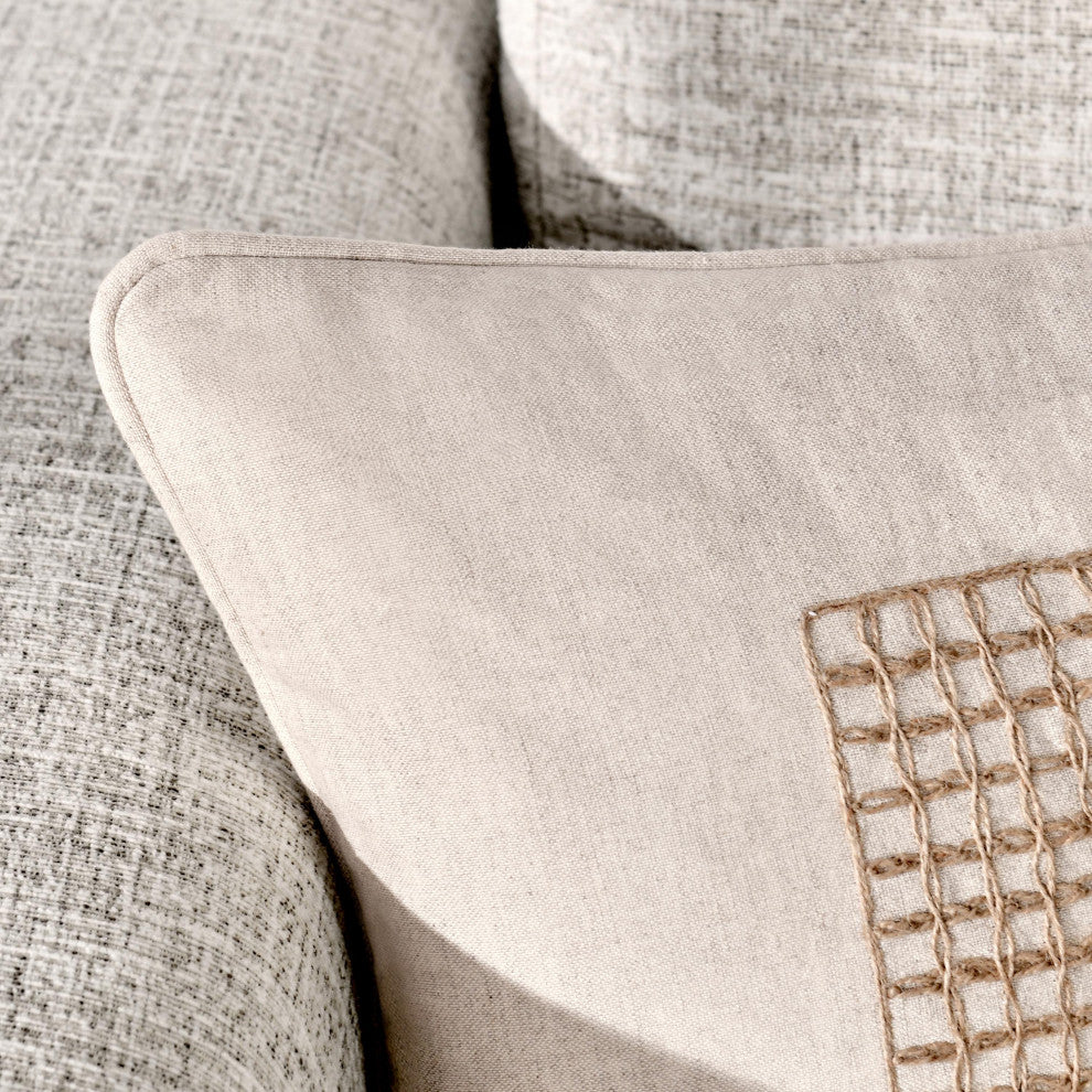 Siena 14"x26"Cotton Linen Blend Throw Pillow