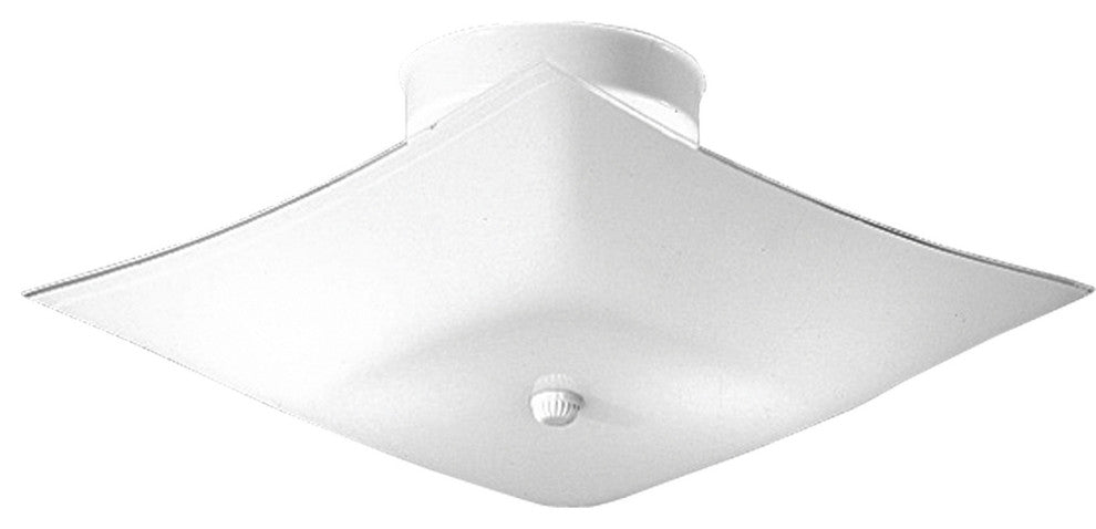 2-Light Close-To-Ceiling, White