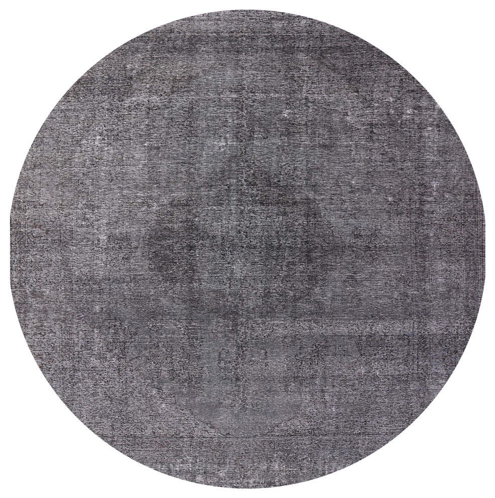 Ahgly Company Indoor Round Mid-Century Modern Area Rugs, 3' Round