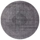 Ahgly Company Indoor Round Mid-Century Modern Area Rugs, 3' Round