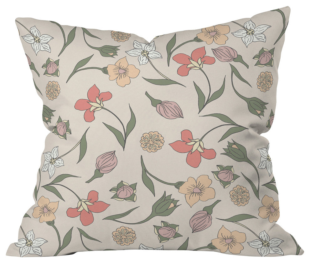 Gabriela Fuente Vintage Garden 2 Throw Pillow