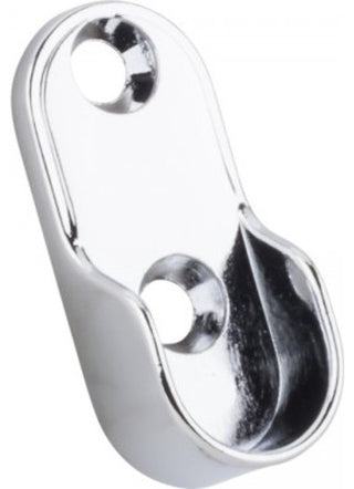 Hardware Resources M7175 Open Top Screw In Closet Rod Mounting - Chrome