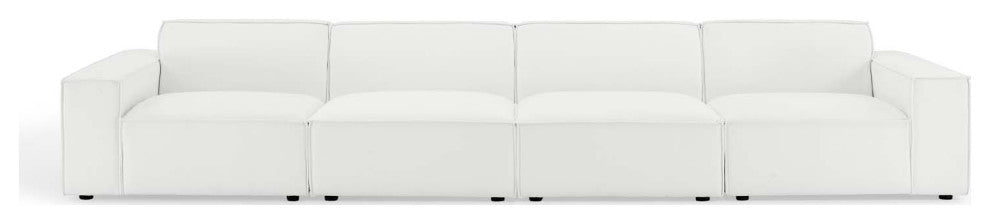 Modular Sectional Sofa Set, White, Fabric, Modern, Lounge Hotel Hospitality
