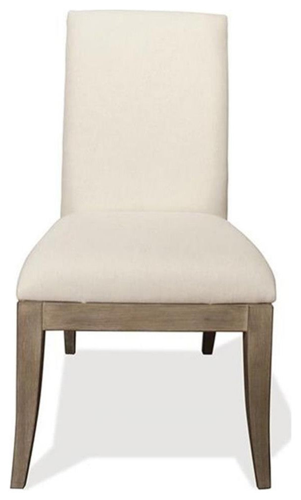 Riverside Furniture Sophie Upholstered Dining Side Chair in Natural (Set of 2)