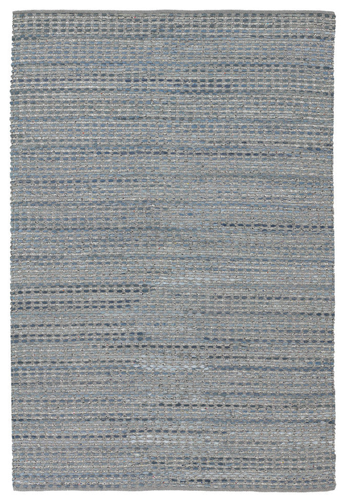 Easton Contemporary Area Rug, Blue, 7'9"x10'6"