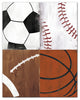 Close Up Sports Balls 11x14 Canvas Wall Art