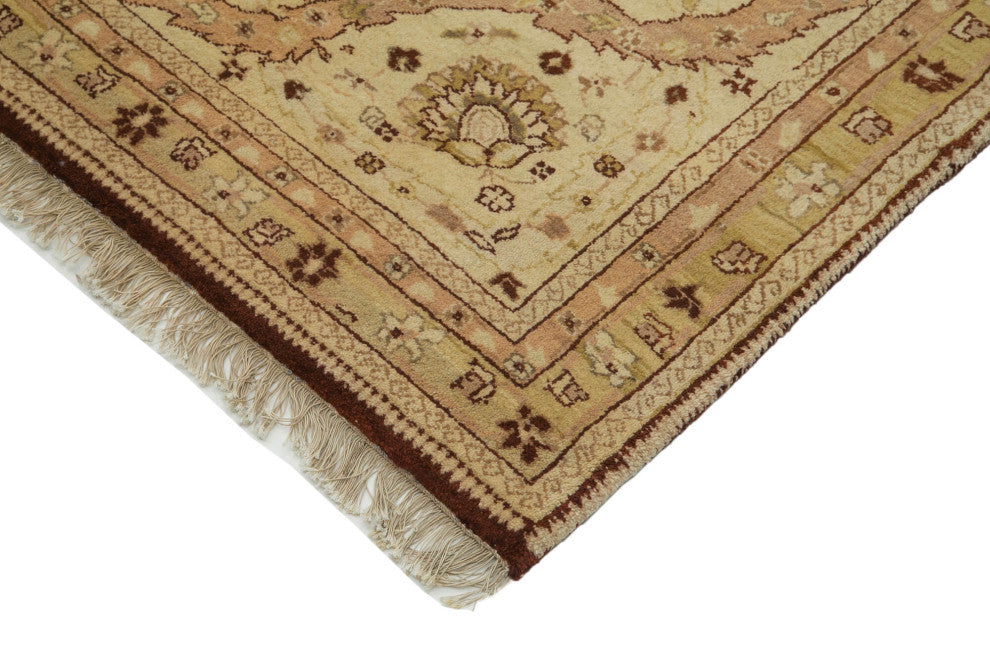 Rug N Carpet - Handmade Oriental 9' 11" x 13' 10" One-of-a-Kind Oushak Area Rug