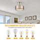 3Light lamps for bedrooms Gray kitchen ceiling lights Metal ceiling light modern