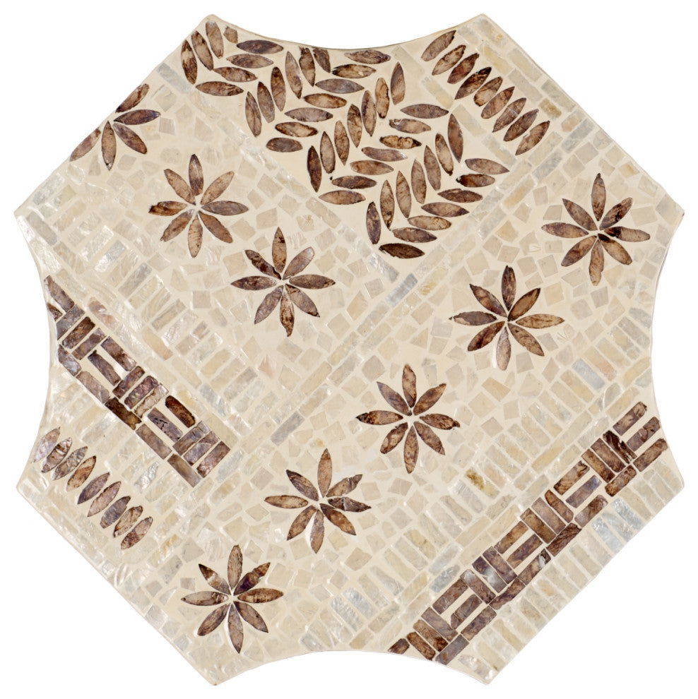 Safavieh Tuley Accent Table, White/Gold