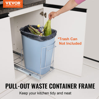 VEVOR Pullout Waste Container Kitchen Trash Can With Handle Bin Not Include
