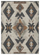 Machine Washable Indoor/Outdoor Chantille ACN1882 Beige 3' x 5' Rug
