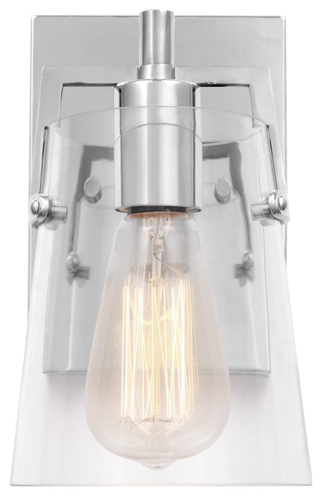 Crofton Small Sconce, Chrome