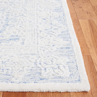 Safavieh Couture Ebony Collection EBN102 Rug, Blue/Ivory, 10'x14'
